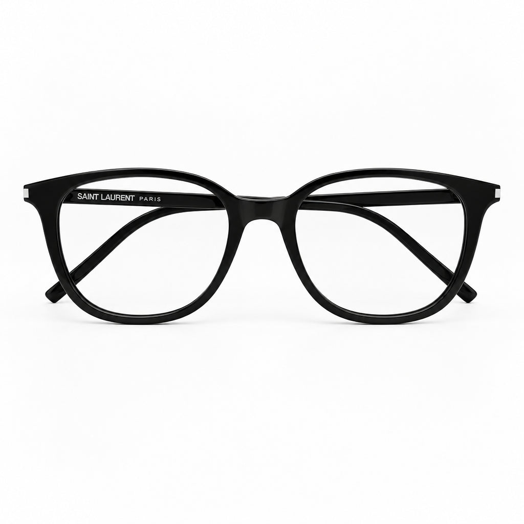 Saint Laurent SL 644/F Unisex Transparent Black Eyeglasses