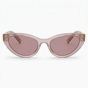 Miu Miu Women MU A04S Cat-Eye Transparent Purple / Mauve Sunglasses