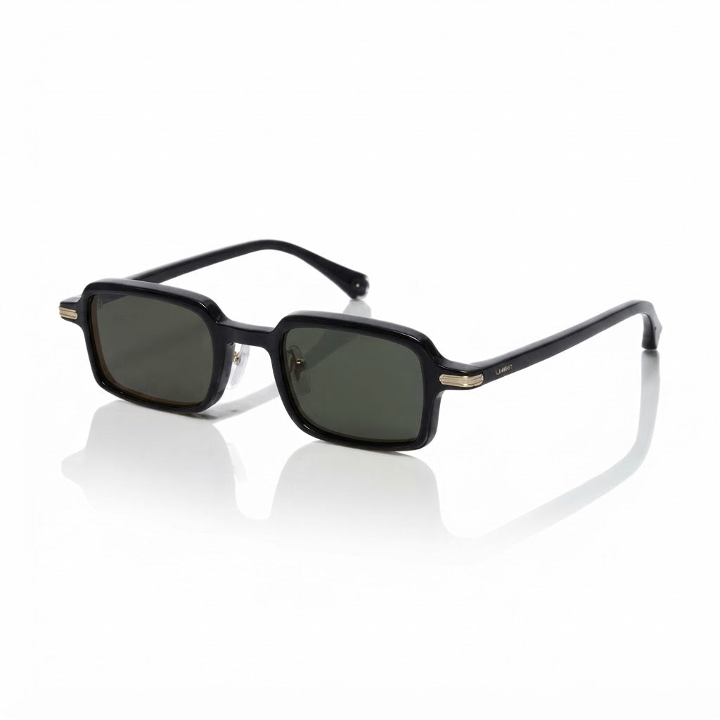 Cartier Première de Unisex Square Acetate Black Frame Grey Sunglasses
