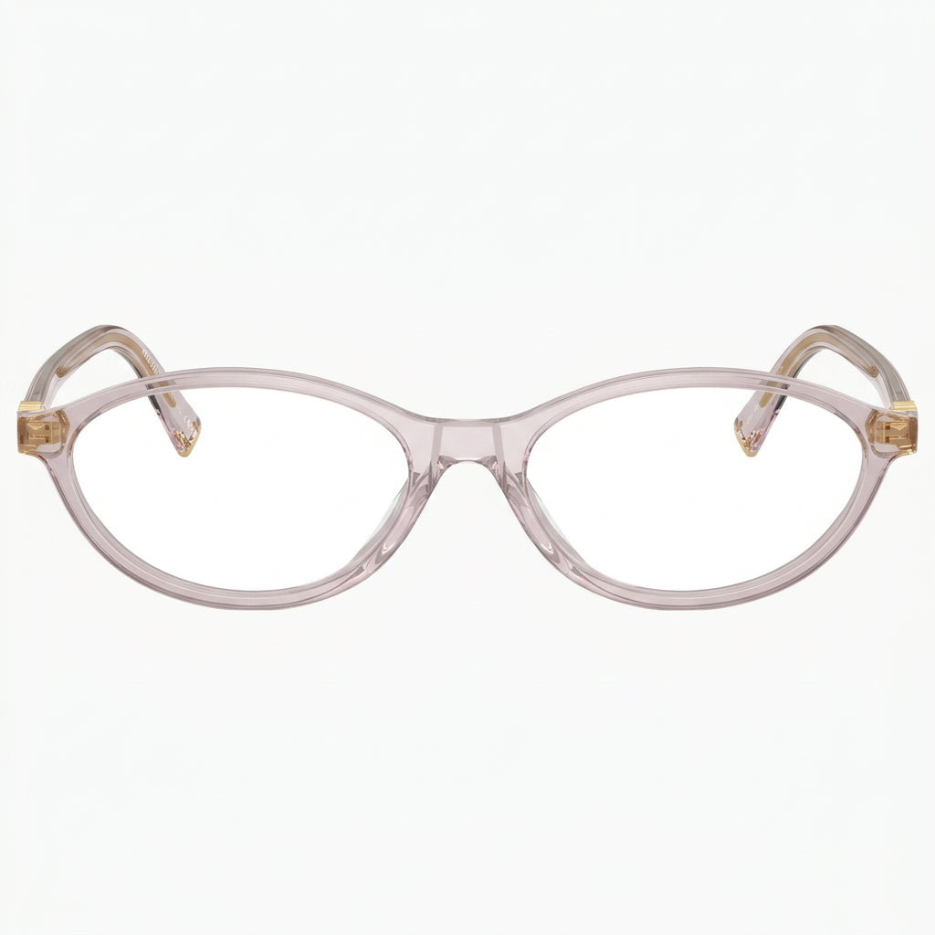 Miu Miu Women MU 09XV Transparent Mauve Optical Glasses