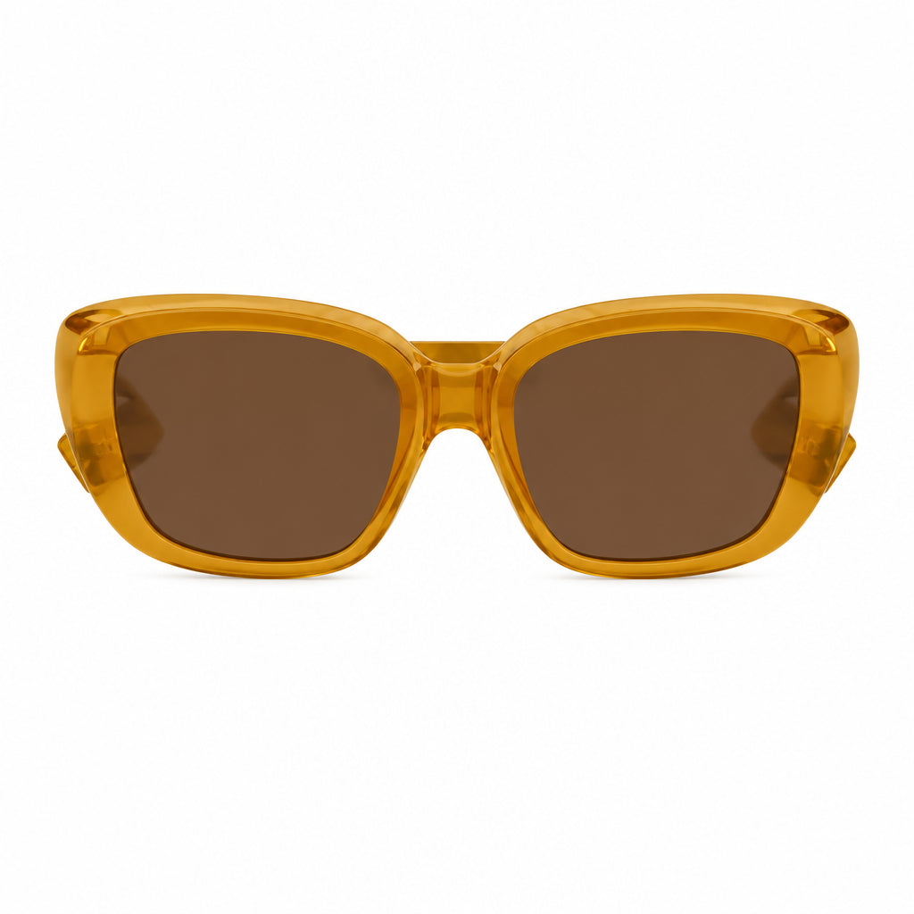 Saint Laurent Women SL 857 Cat-Eye Yellow Sunglasses
