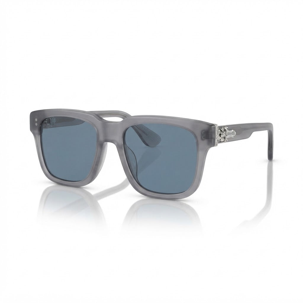 Chrome Hearts Box Officer Mist Gray Frame Sunglasses