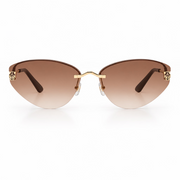 Cartier Panthère de Cartier Women Cat-Eye Brown Gradient Sunglasses