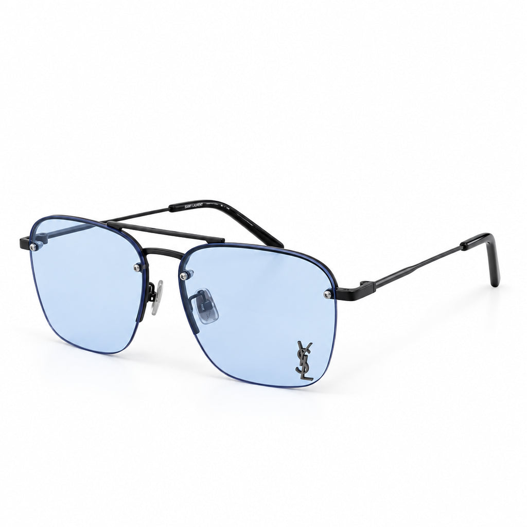 Saint Laurent SL 309M Women Pilot Blue Sunglasses