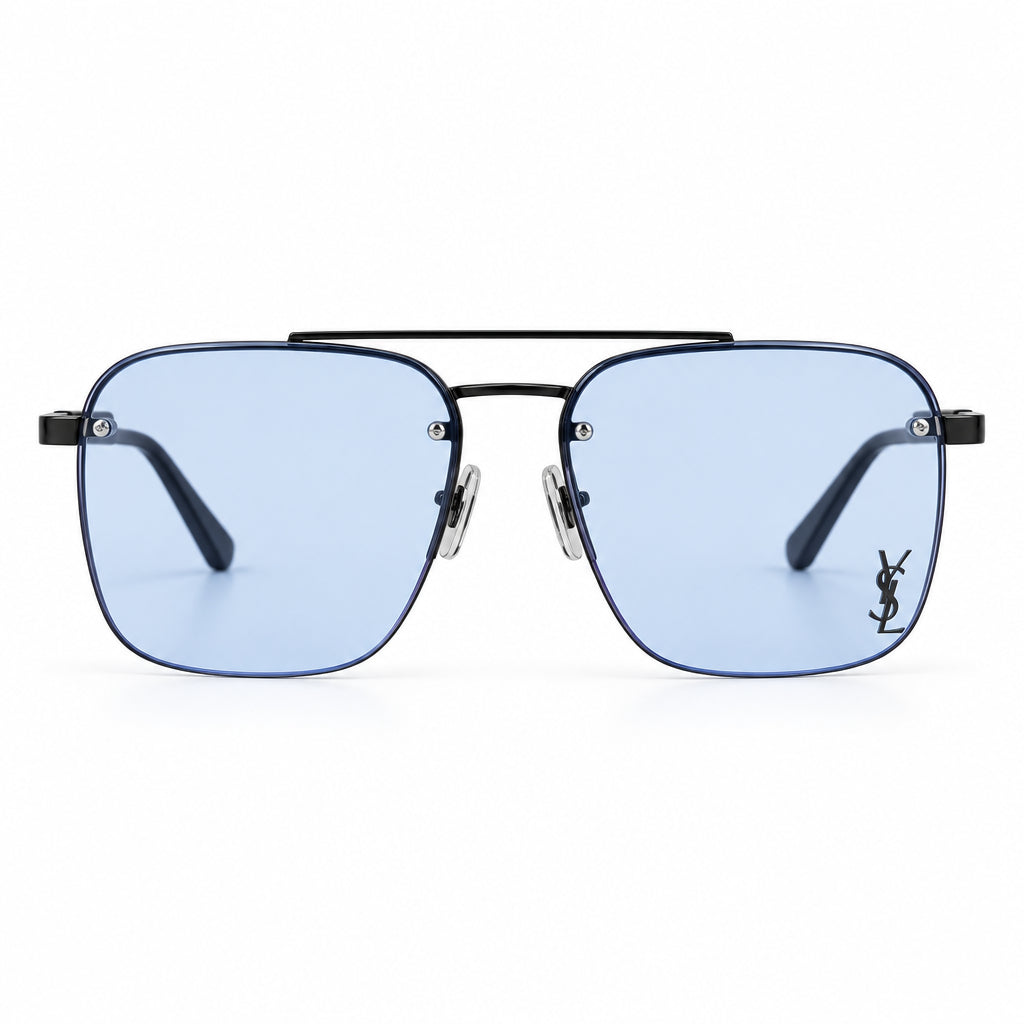 Saint Laurent SL 309M Women Pilot Blue Sunglasses