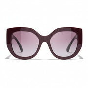 Chanel Women Butterfly Purple Sunglasses