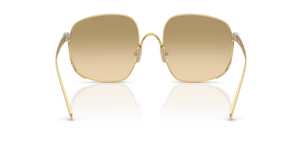 Miu Miu Women's MU A57S Oversized Square  Gold / Camomilla Yellow Gradient Sunglasses