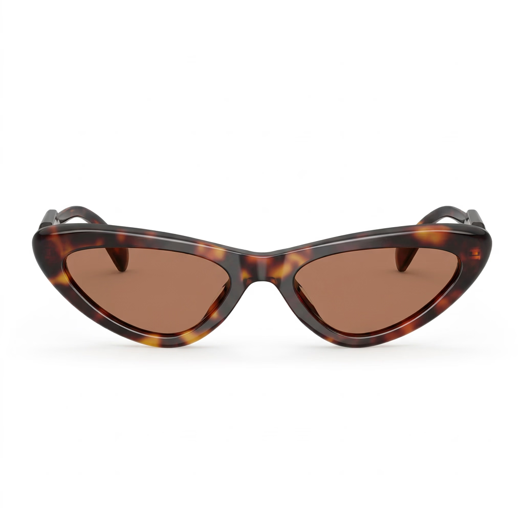 Miu Miu Women MU B11SU Cat-Eye Havana / Brown Sunglasses