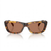 Miu Miu MU B12S Women Rectangular Havana / Brown Sunglasses