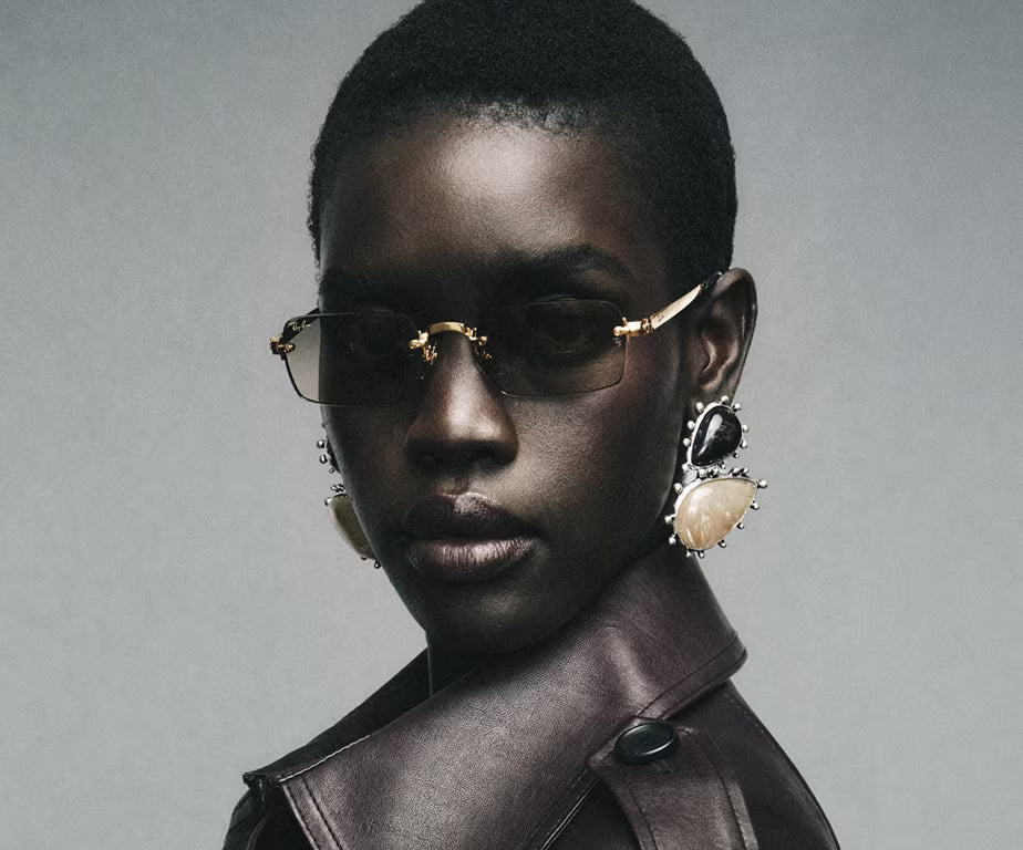 Ray-Ban A$AP Rocky Rimless Rectangle Polarized Sunglasses