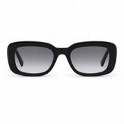 Saint Laurent SL M130 Women Pillowed Rectangular Black / Grey Sunglasses