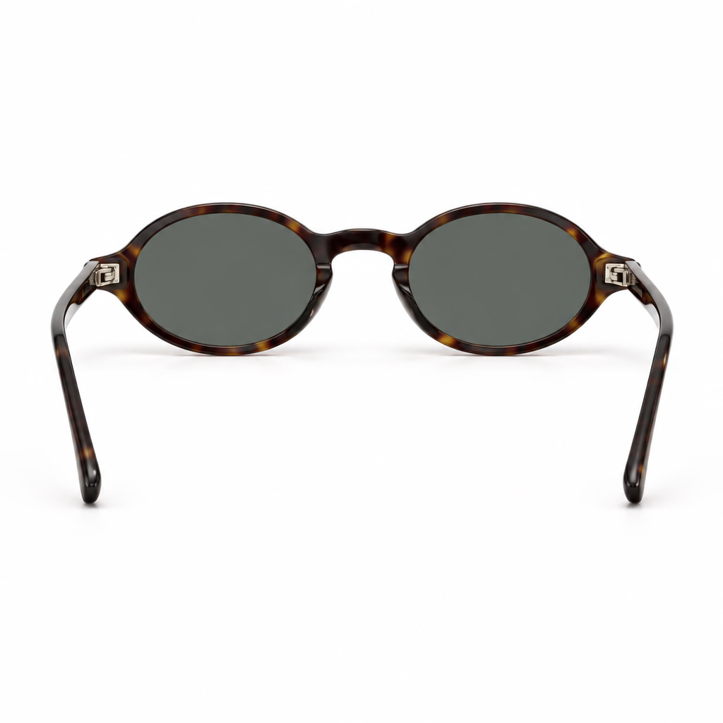 Saint Laurent Unisex SL M161 Oval Dark Tortoise Sunglasses