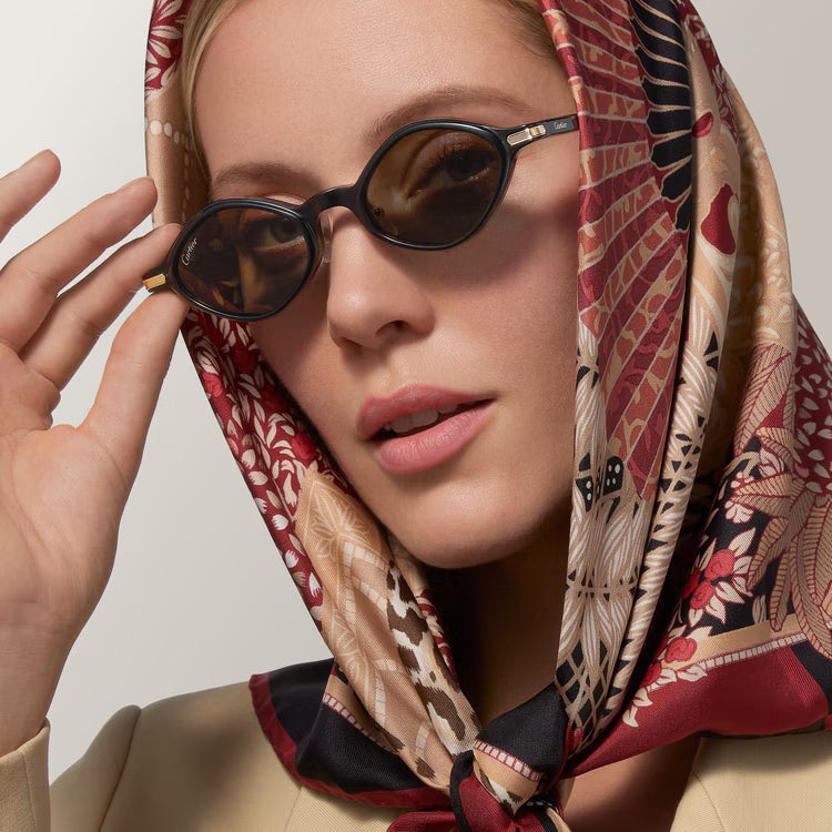 Cartier Première de C Women Brown Gradient Sunglasses