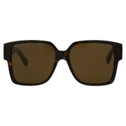 Saint Laurent SL M9 Unisex Shiny Dark Havana Brown Sunglasses