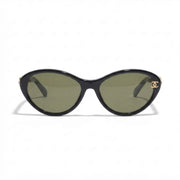 Chanel Women Cat-Eye Frame Chain Design Sunglasses