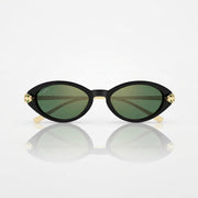 Cartier Panthère de Cat-Eye Women Green Gradient Sunglasses
