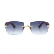 Chrome Hearts Deep II Red/Gold Sunglasses