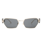 Miu Miu Unisex MU 53WS  Gold / Grey Sunglasses 