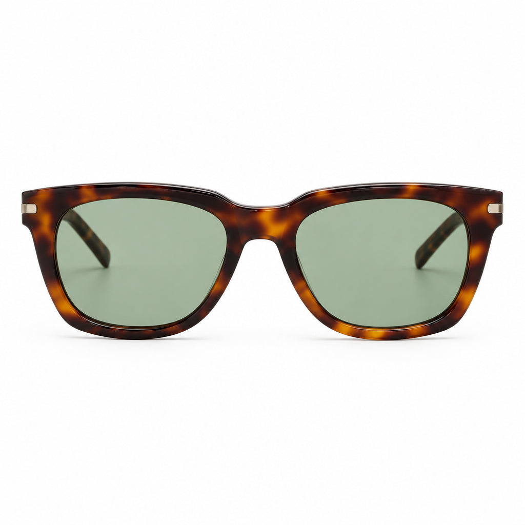 Saint Laurent Women SL 582 Rectangular Havana / Gold Sunglasses