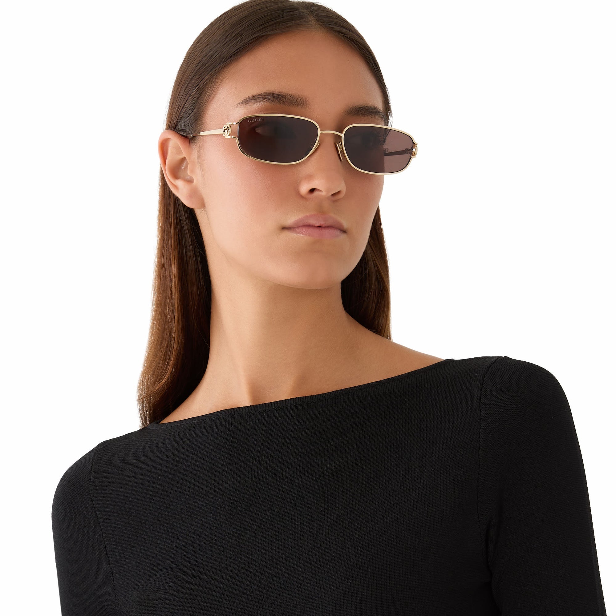 Gucci Women GG2232SK Gold Sunglasses