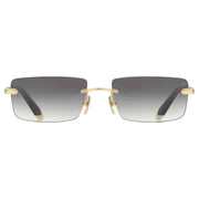 Maybach The Symphony Unisex Gold / Havana Rimless Rectangle Sunglasses