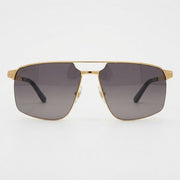 Cartier Santos de Cartier Men Navigator Gold-Grey Sunglasses 