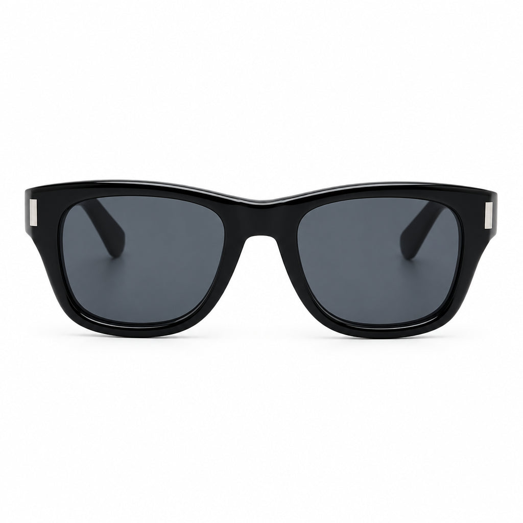 Saint Laurent SL 801 Unisex Square Black Sunglasses