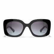 Chanel Women Square Black Gradient Sunglasses