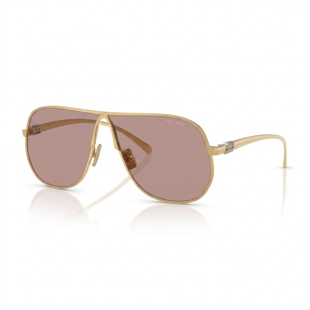 Miu Miu Women MU A56S Pilot Gold / Violet Sunglasses