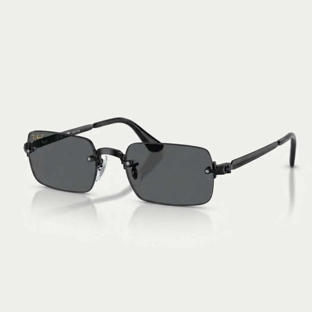 Ray-Ban A$AP Rocky Rimless Rectangle Polarized Sunglasses