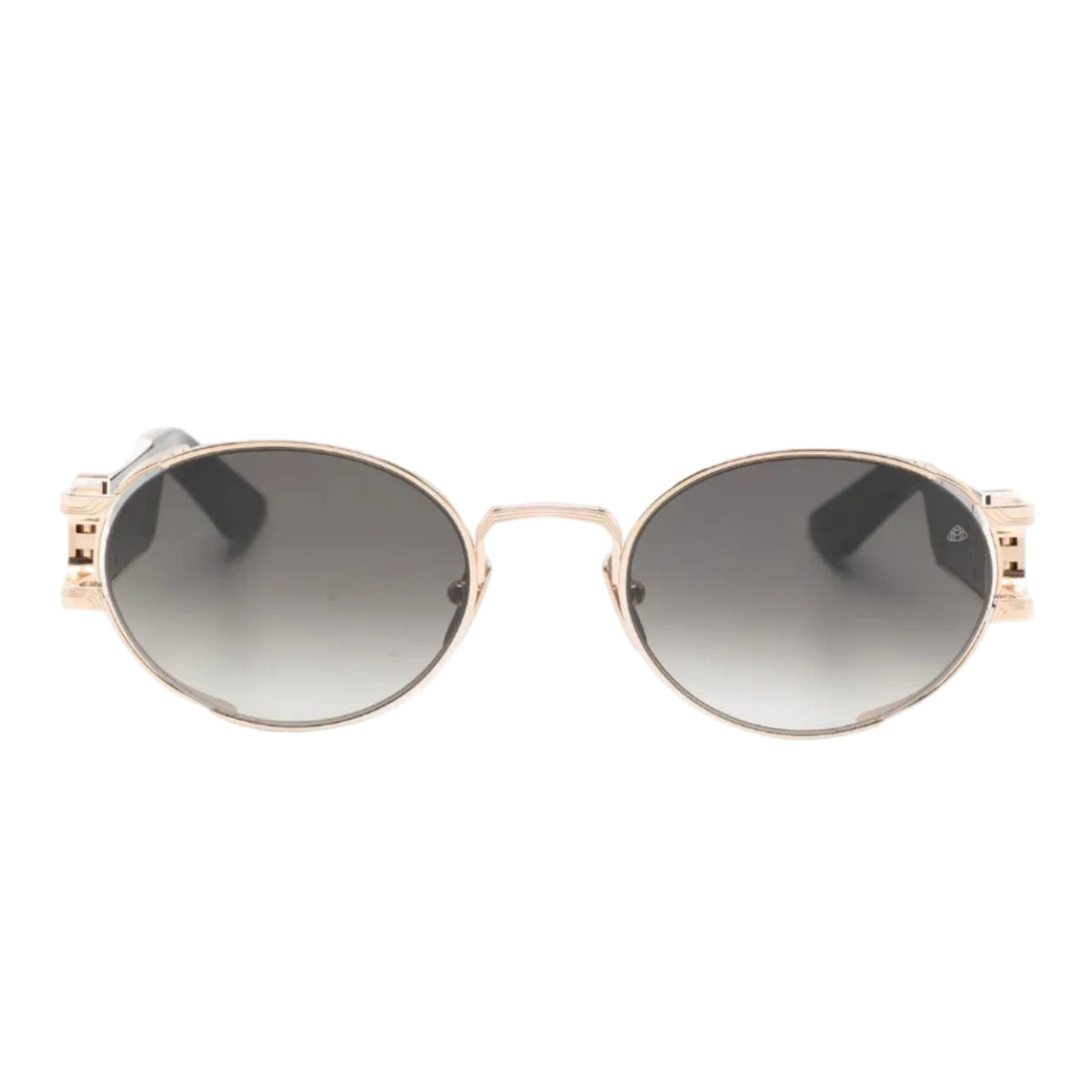 Maybach The Drive I Men 22K Mellow Gold Titanium / Blue-Grey Gradient Sunglasses 