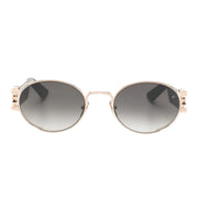Maybach The Drive I Men 22K Mellow Gold Titanium / Blue-Grey Gradient Sunglasses 