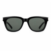 Saint Laurent Women SL 582 Rectangular Black / Grey Sunglasses
