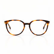 Saint Laurent SL 681/F Unisex Tortoiseshell Round-Frame Glasses