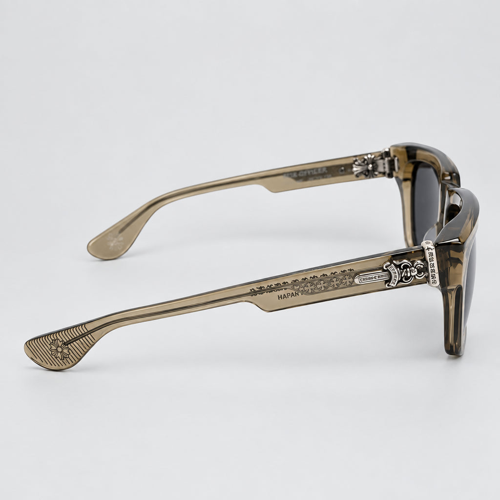 Chrome Hearts Army Green Box Officer Sunglasses