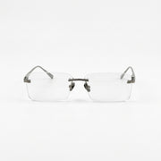 MAYBACH The Visual I Unisex Gunmetal / Ruthenium (P-HB-Z15) | 54mm Rimless Eyeglasses 