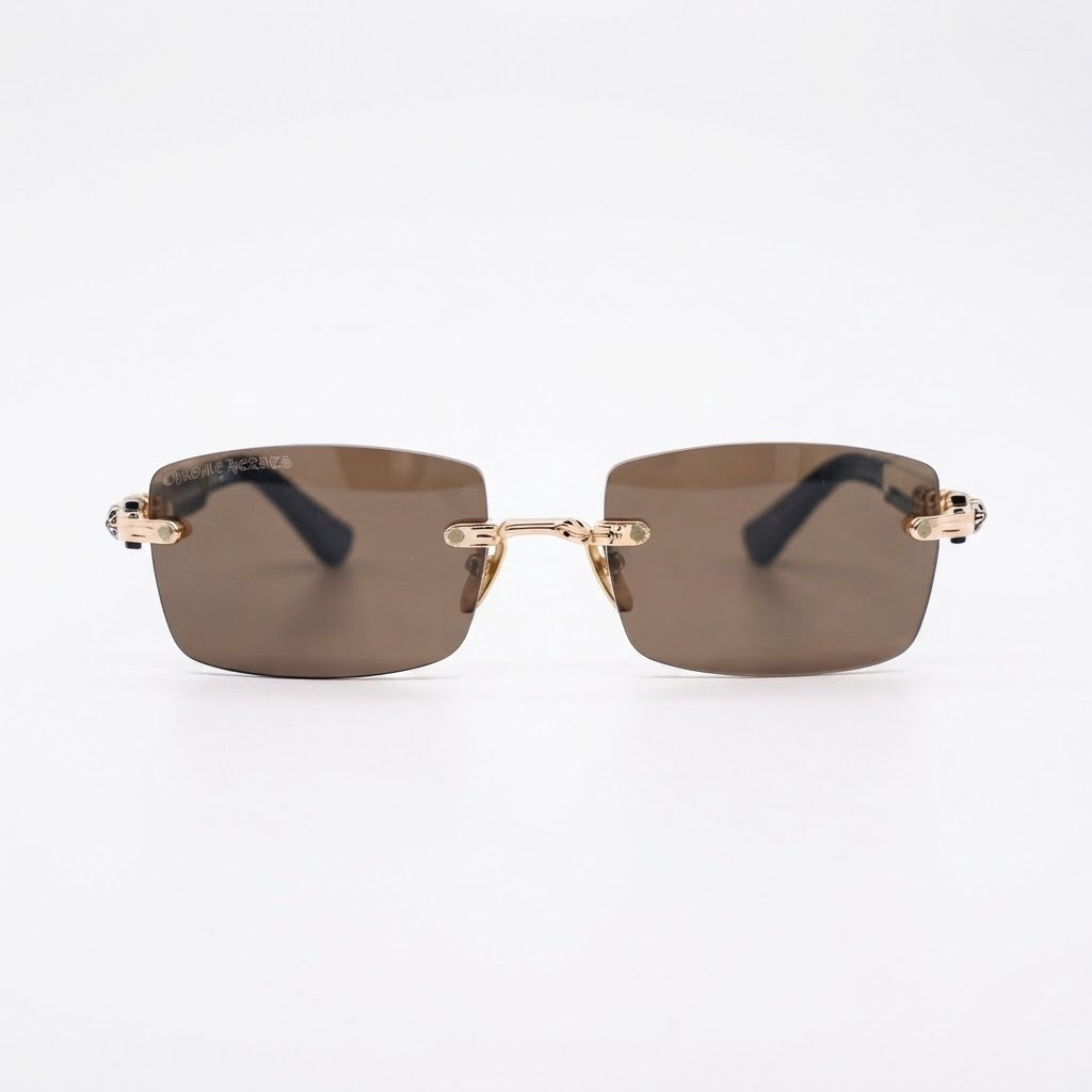 Chrome Hearts Deep II 925 Sterling Silver Glasses 3523