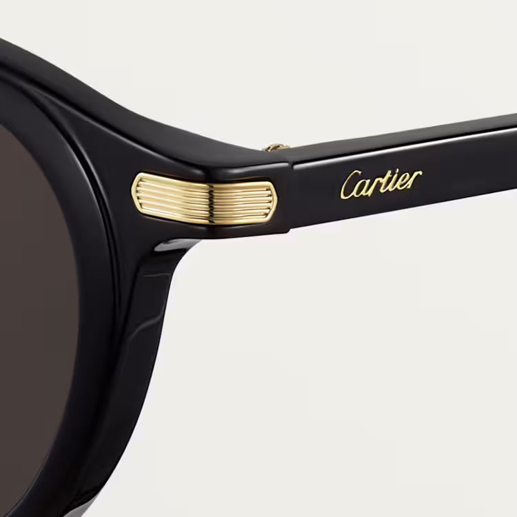 Cartier Première de C Men Black & Grey Sunglasses