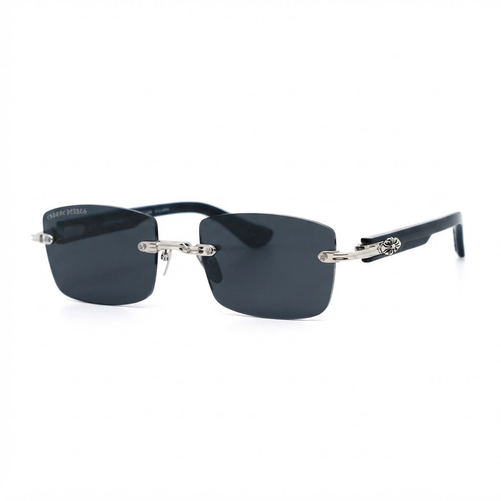 Chrome Hearts Deep II Black/Silver Sunglasses