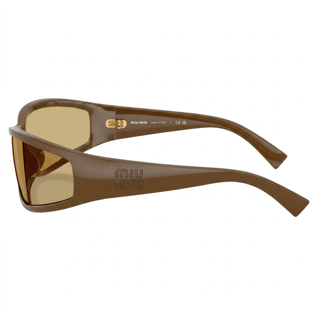 Miu Miu Eyewear Collection Women Military Green / Warm Ochre Sunglasses
