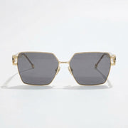 Philipp Plein Plein Queen VPP166S Butterfly Cat-Eye Dark Grey Sunglasses