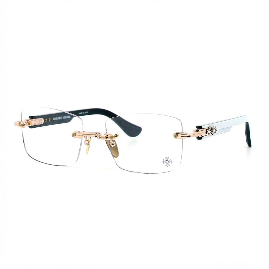 Chrome Hearts Deep II White / Black Glasses
