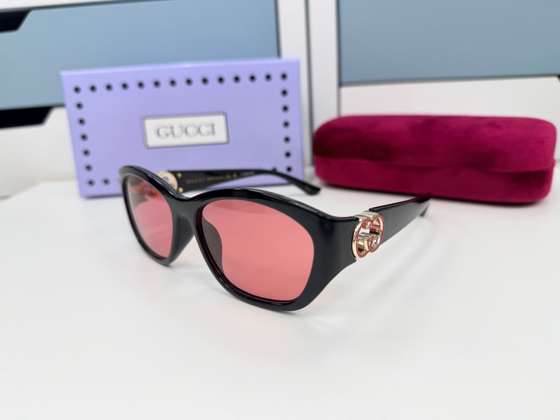 Gucci Women GG1826SK  Red Sunglasses