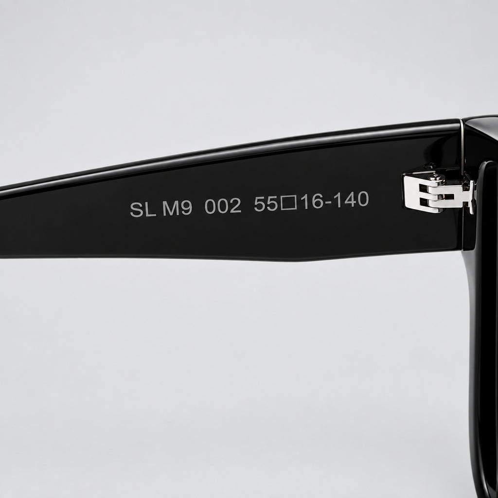 Saint Laurent SL M9 Unisex Black Grey Sunglasses
