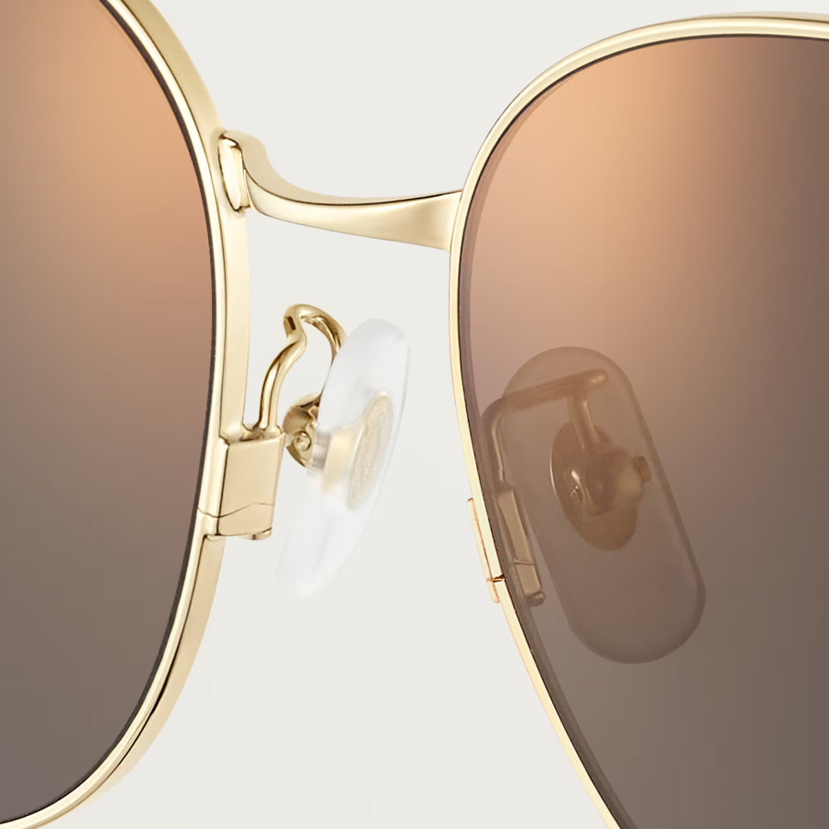 Cartier Panthère de Women Round Gold-Grey Sunglasses