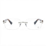 Chrome Hearts Deep II Brown / Silver Glasses