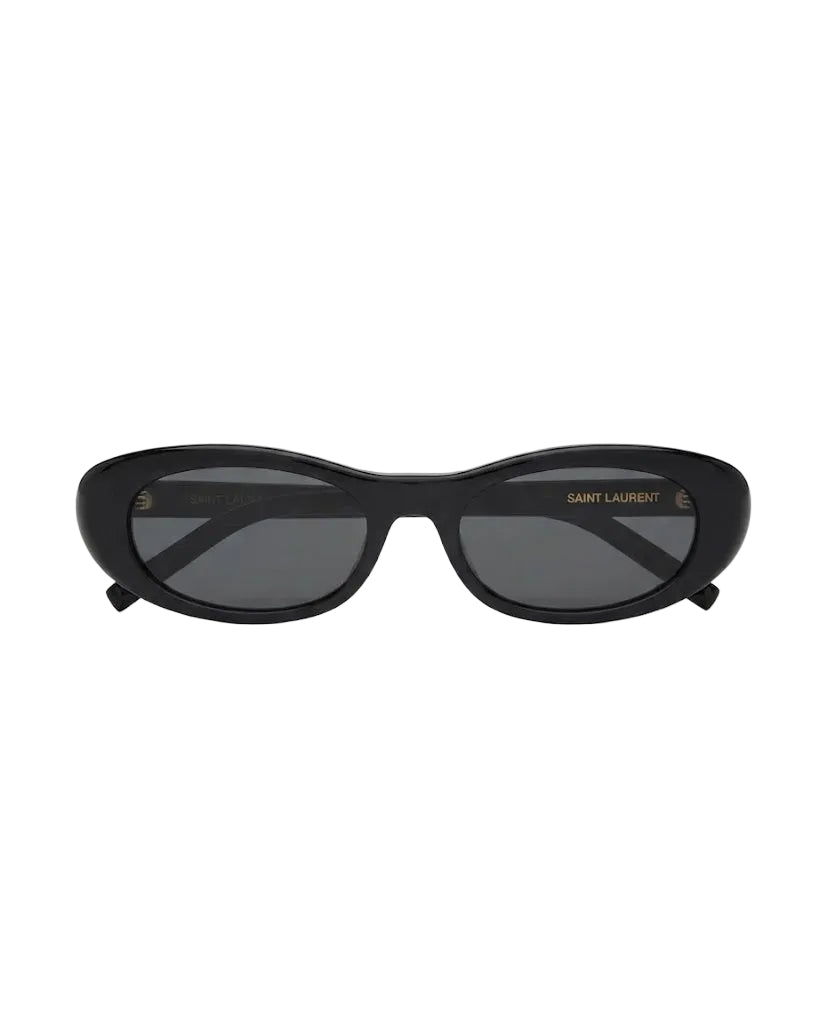 Saint Laurent Women SL 557 SHADE PLUMP Black Sunglasses