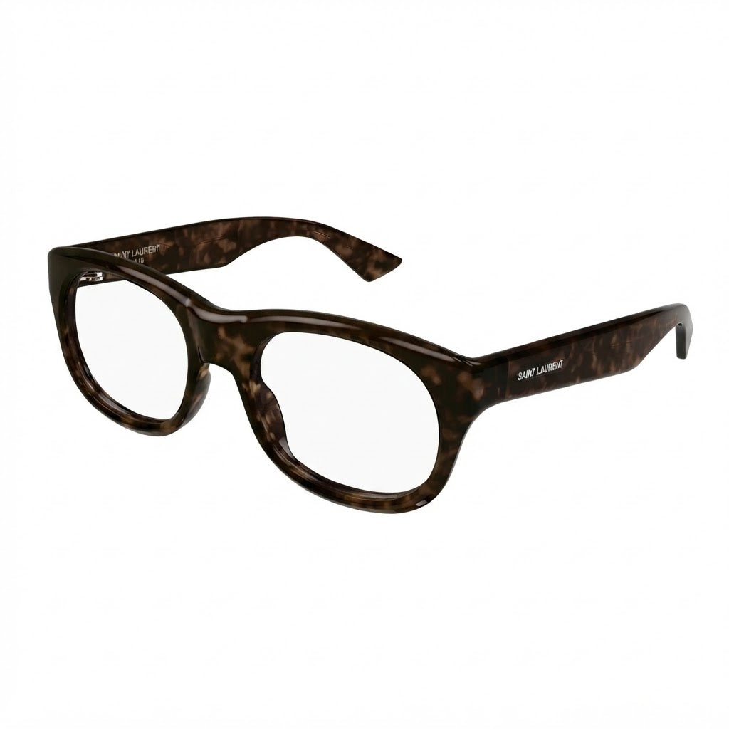 Saint Laurent Women SL 815 ROMY Tortoise Transparent Sunglasses
