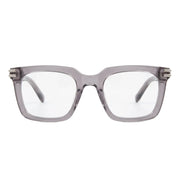 Philipp Plein Men VPP115M 04AR Transparent Dark Grey Eyeglasses