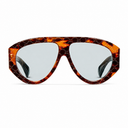 Gucci Women Mask Frame Light Brown Sunglasses